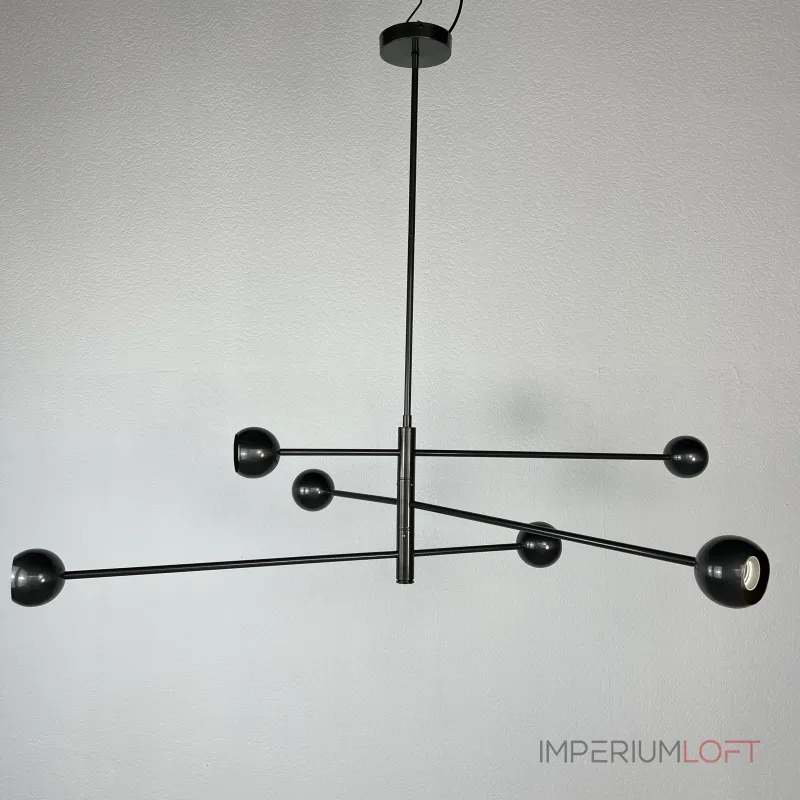Люстра на штанге SALME L6 A Black