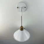 Бра с подвесным плафоном BRAID WALL White от ImperiumLoft