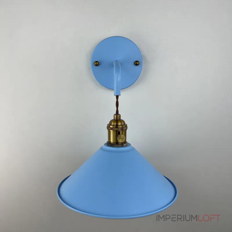 Бра с подвесным плафоном BRAID WALL Blue от ImperiumLoft