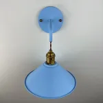 Бра с подвесным плафоном BRAID WALL Blue от ImperiumLoft