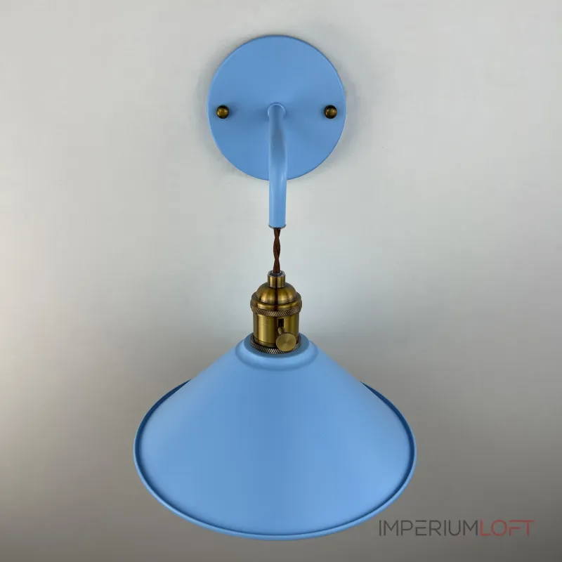 Бра с подвесным плафоном BRAID WALL Blue от ImperiumLoft