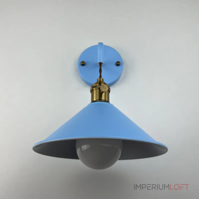 Бра с подвесным плафоном BRAID WALL Blue от ImperiumLoft