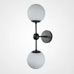 Бра Modo 2 Globes Black and white glass от ImperiumLoft