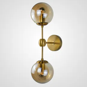 Бра Modo Sconce 2 Globes Gold Бра Modo Sconce 2 Globes Gold