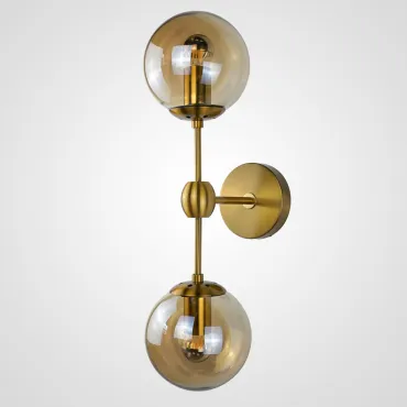 Бра Modo Sconce 2 Globes Gold Бра Modo Sconce 2 Globes Gold