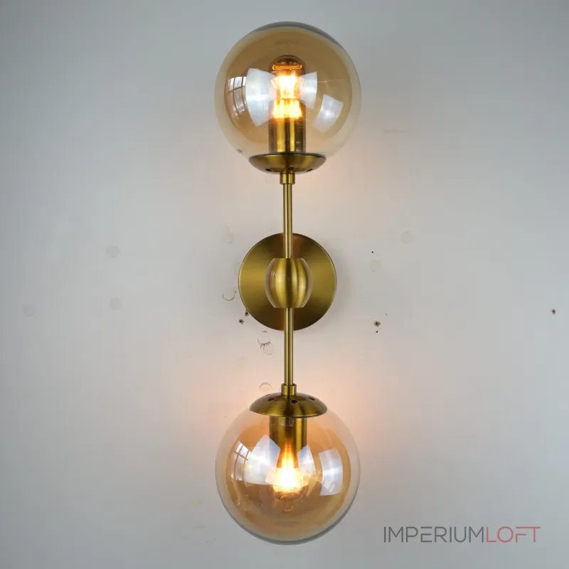 Бра Modo Sconce 2 Globes Gold от ImperiumLoft Бра Modo Sconce 2 Globes Gold от ImperiumLoft