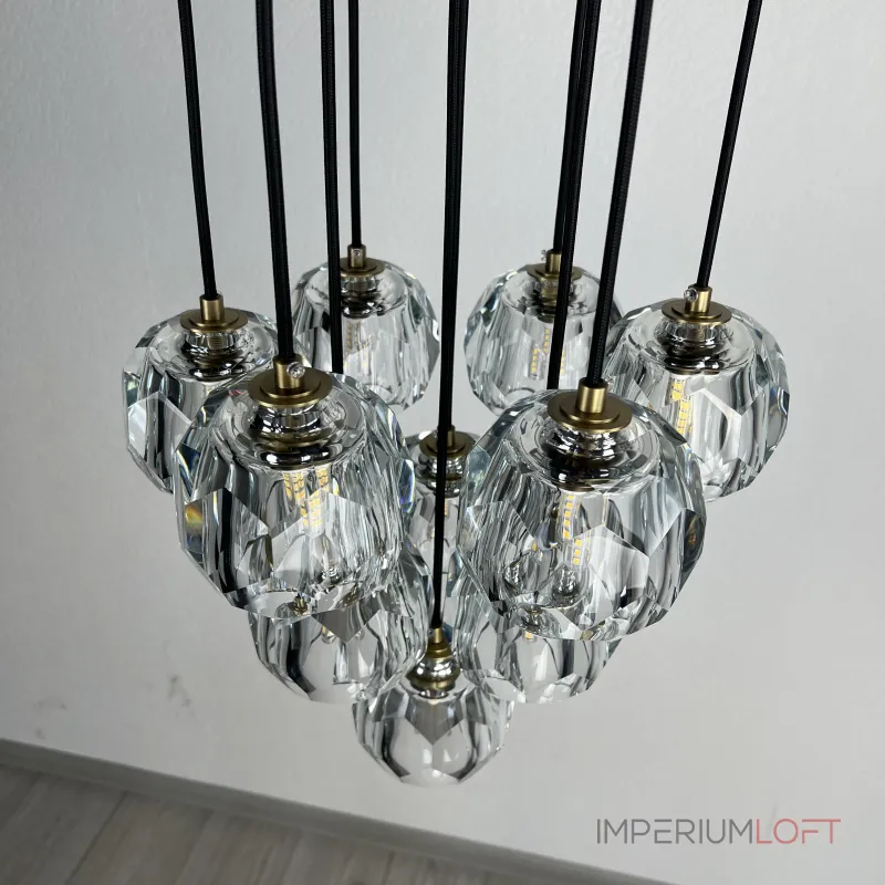 Подвесная люстра Boule De Cristal Round Cluster Chandelier 10 