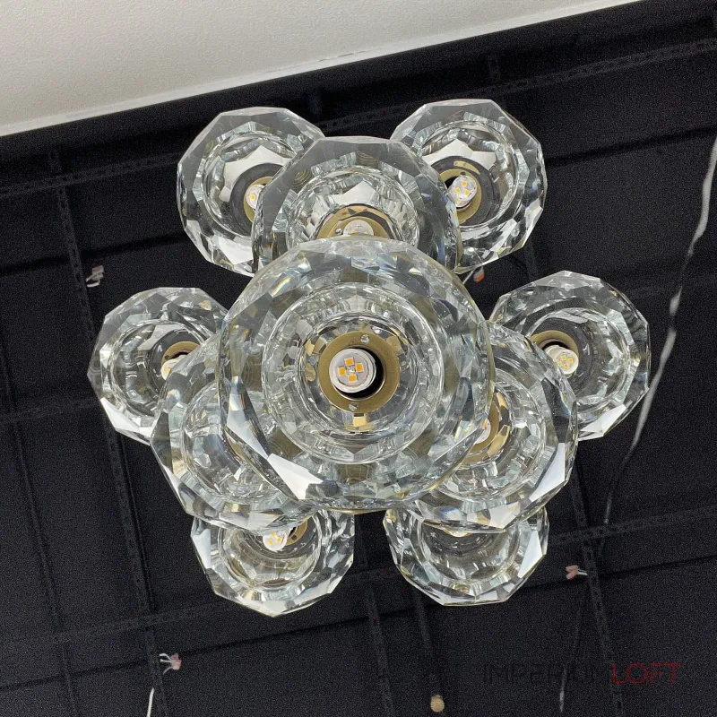 Подвесная люстра Boule De Cristal Round Cluster Chandelier 10 