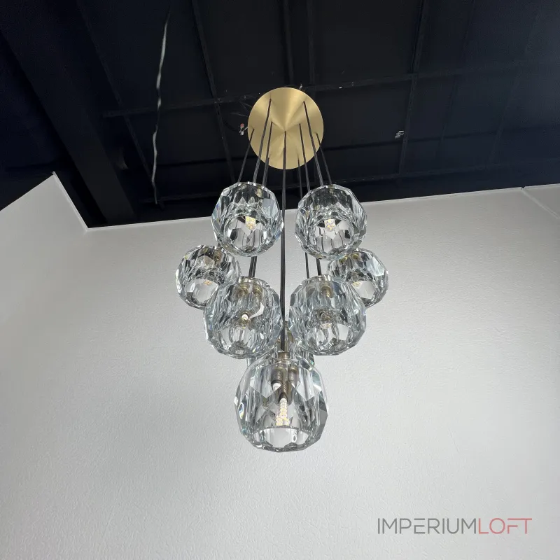 Подвесная люстра Boule De Cristal Round Cluster Chandelier 10 