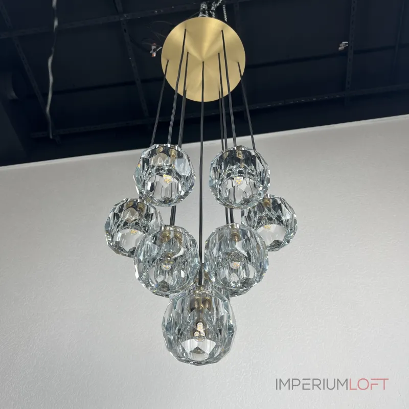 Подвесная люстра Boule De Cristal Round Cluster Chandelier 10 