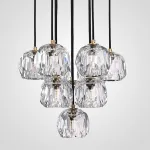 Подвесная люстра Boule De Cristal Round Cluster Chandelier 10 