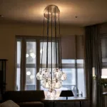 Подвесная люстра Boule De Cristal Round Cluster Chandelier 10 
