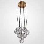 Подвесная люстра Boule De Cristal Round Cluster Chandelier 10 