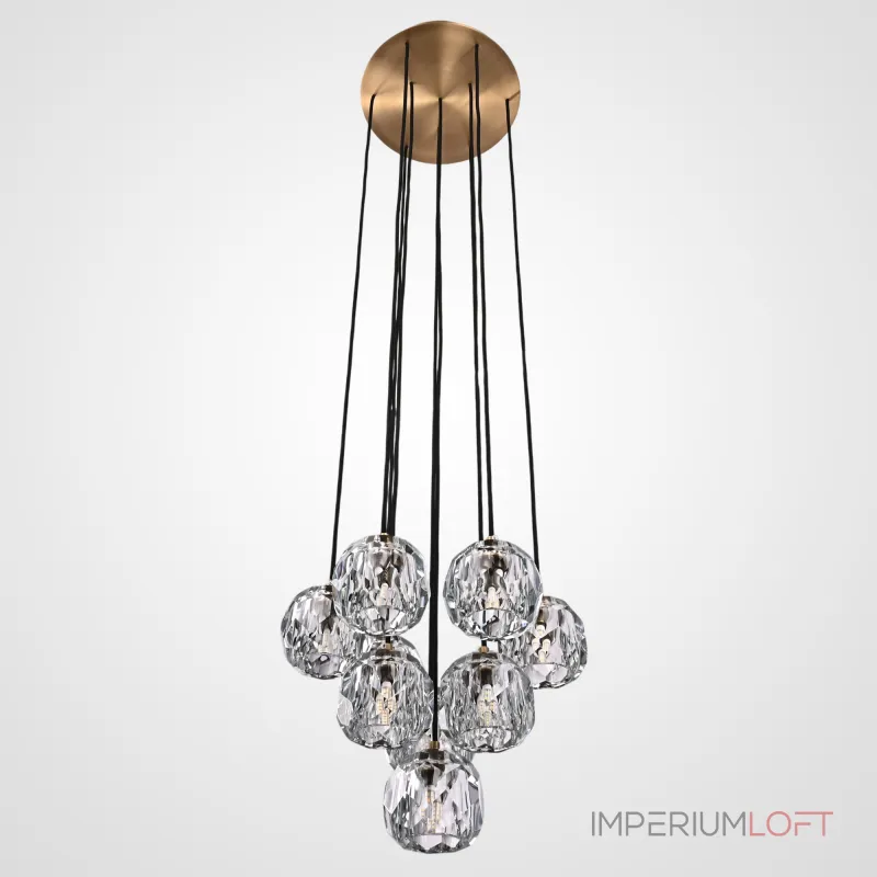 Подвесная люстра Boule De Cristal Round Cluster Chandelier 10 