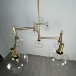 Люстра на штанге TEMPER L7 Gold