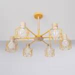 Потолочная люстра CORF B3 Yellow 6 lamps от ImperiumLoft