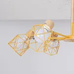 Потолочная люстра CORF B3 Yellow 6 lamps от ImperiumLoft