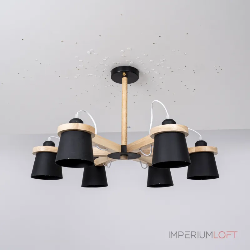 Люстра на штанге NATURA B6 Black