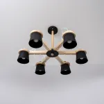 Люстра на штанге NATURA B6 Black