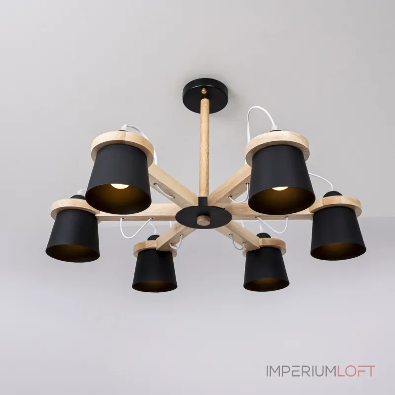 Люстра на штанге NATURA B6 Black