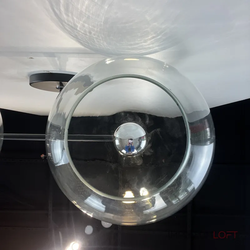 Бра RH Utilitaire Globe Shade Double Sconce Black от ImperiumLoft Бра RH Utilitaire Globe Shade Double Sconce Black от ImperiumLoft