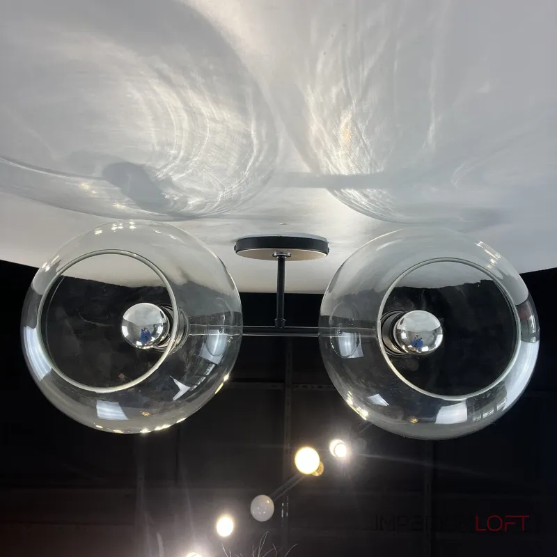 Бра RH Utilitaire Globe Shade Double Sconce Black от ImperiumLoft Бра RH Utilitaire Globe Shade Double Sconce Black от ImperiumLoft