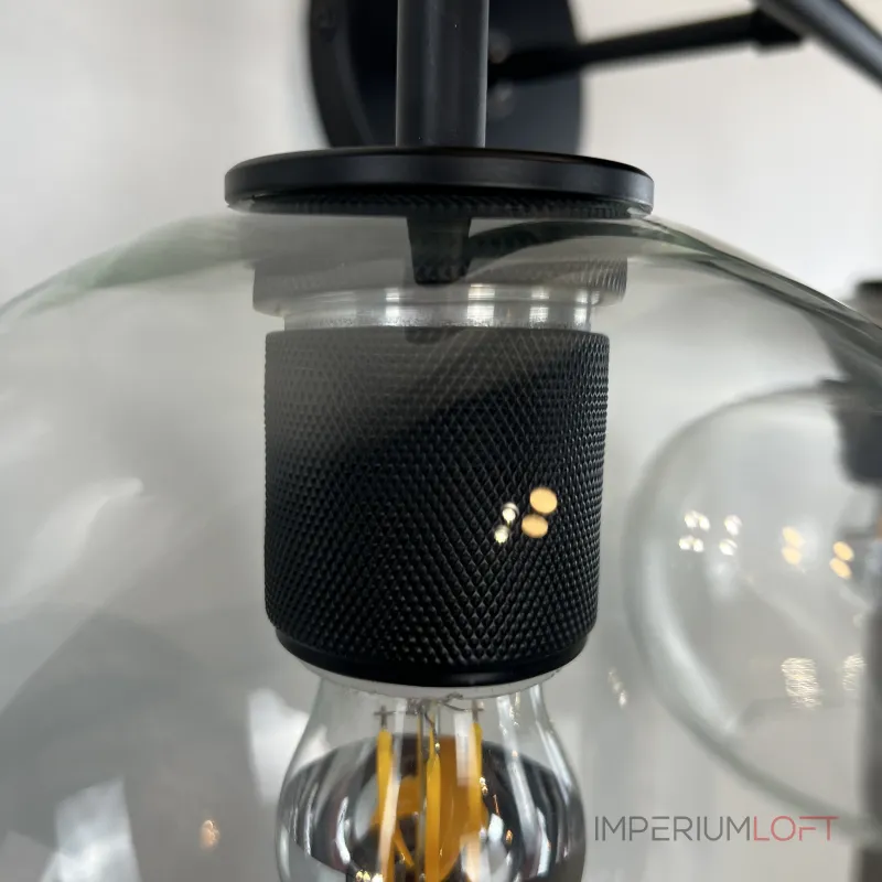 Бра RH Utilitaire Globe Shade Double Sconce Black от ImperiumLoft Бра RH Utilitaire Globe Shade Double Sconce Black от ImperiumLoft