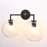 Бра RH Utilitaire Globe Shade Double Sconce Black от ImperiumLoft