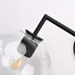 Бра RH Utilitaire Globe Shade Double Sconce Black от ImperiumLoft