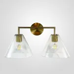 Бра RH Utilitaire Funnel Shade Double Sconce Brass от ImperiumLoft
