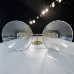 Бра RH Utilitaire Funnel Shade Double Sconce Brass от ImperiumLoft