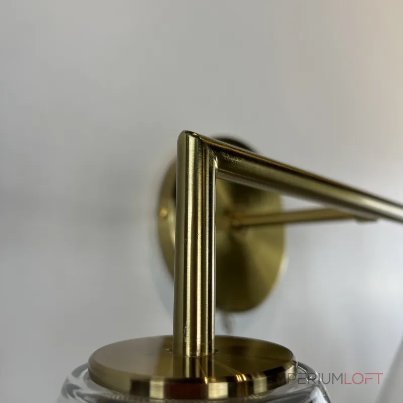 Бра RH Utilitaire Funnel Shade Double Sconce Brass от ImperiumLoft