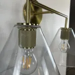 Бра RH Utilitaire Funnel Shade Double Sconce Brass от ImperiumLoft