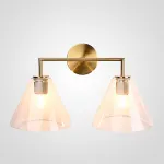 Бра RH Utilitaire Funnel Shade Double Sconce Brass от ImperiumLoft
