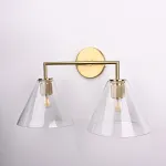 Бра RH Utilitaire Funnel Shade Double Sconce Brass от ImperiumLoft