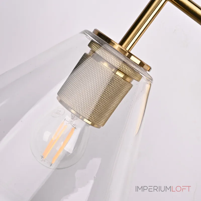 Бра RH Utilitaire Funnel Shade Double Sconce Brass от ImperiumLoft