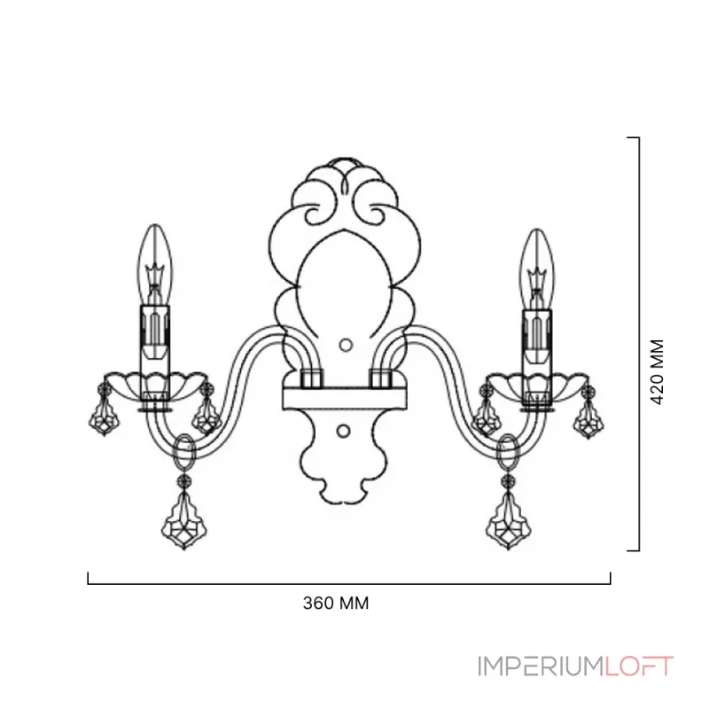 Бра RAINBOW WALL от ImperiumLoft Бра RAINBOW WALL от ImperiumLoft