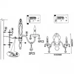 Бра RAINBOW WALL от ImperiumLoft