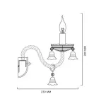 Настенный светильник RAINBOW 6 WALL L1 от ImperiumLoft