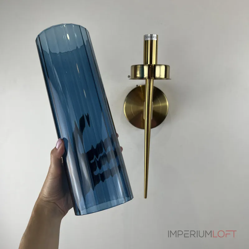 Настенный светильник DELPHY WALL H80 Синий от ImperiumLoft