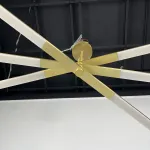 Люстра на штанге ORTON на 3 D96 Gold