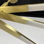 Люстра на штанге ORTON на 3 D96 Gold