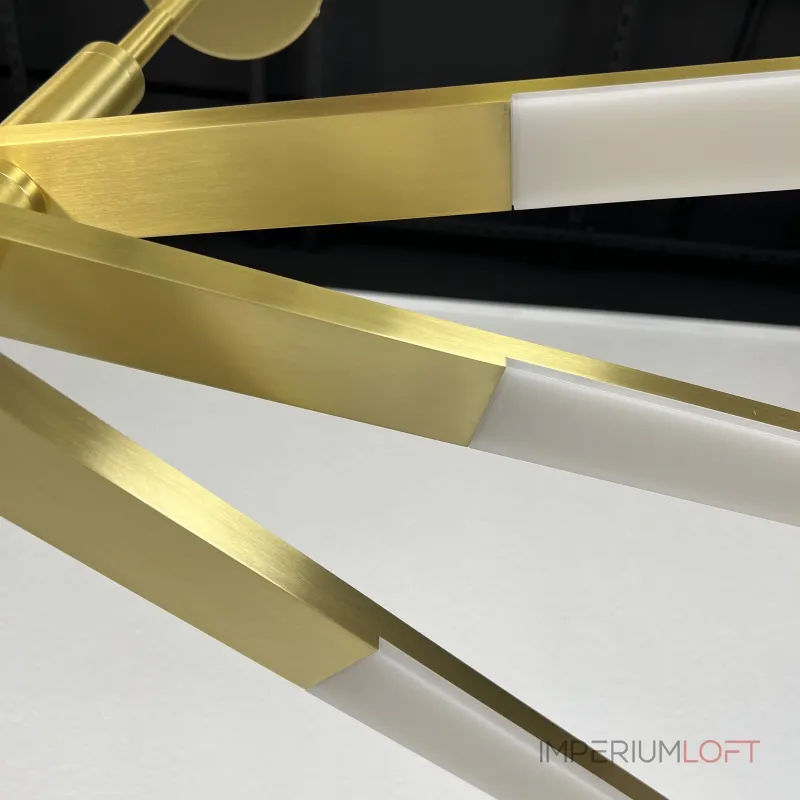 Люстра на штанге ORTON на 3 D96 Gold