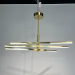 Люстра на штанге ORTON на 3 D96 Gold