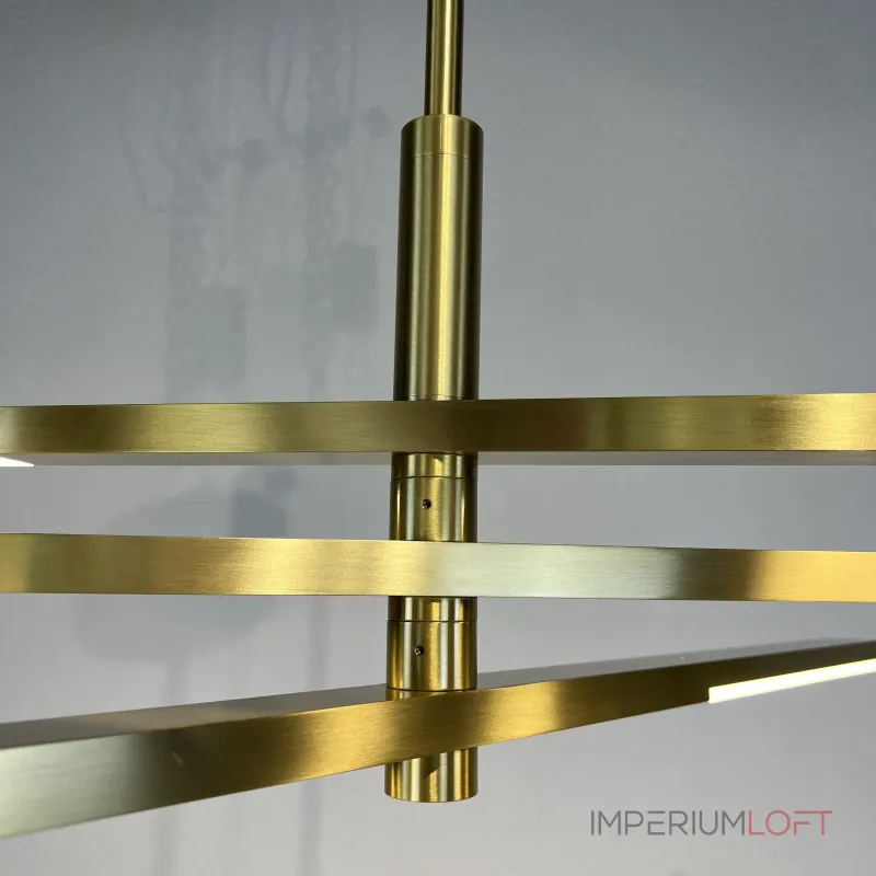 Люстра на штанге ORTON на 3 D96 Gold