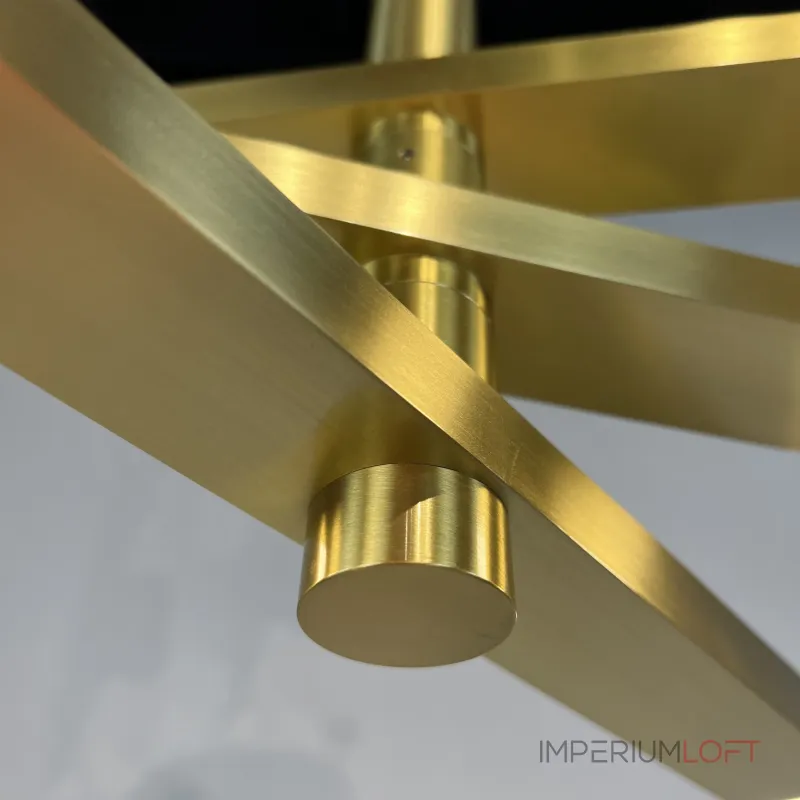 Люстра на штанге ORTON на 3 D96 Gold