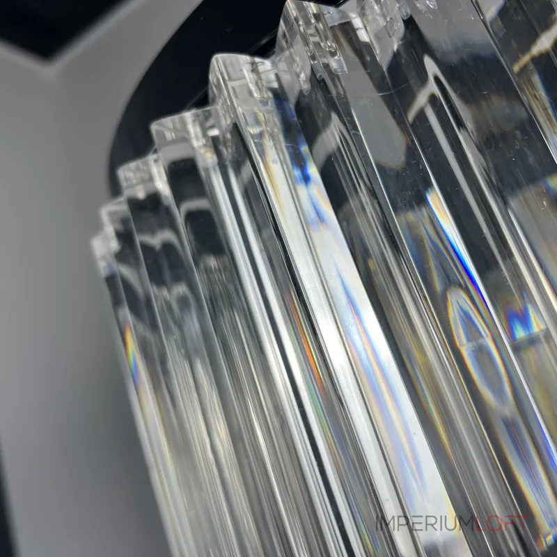 Подвесная люстра RH 1920s Odeon Clear Glass Black 180 Подвесная люстра RH 1920s Odeon Clear Glass Black 180