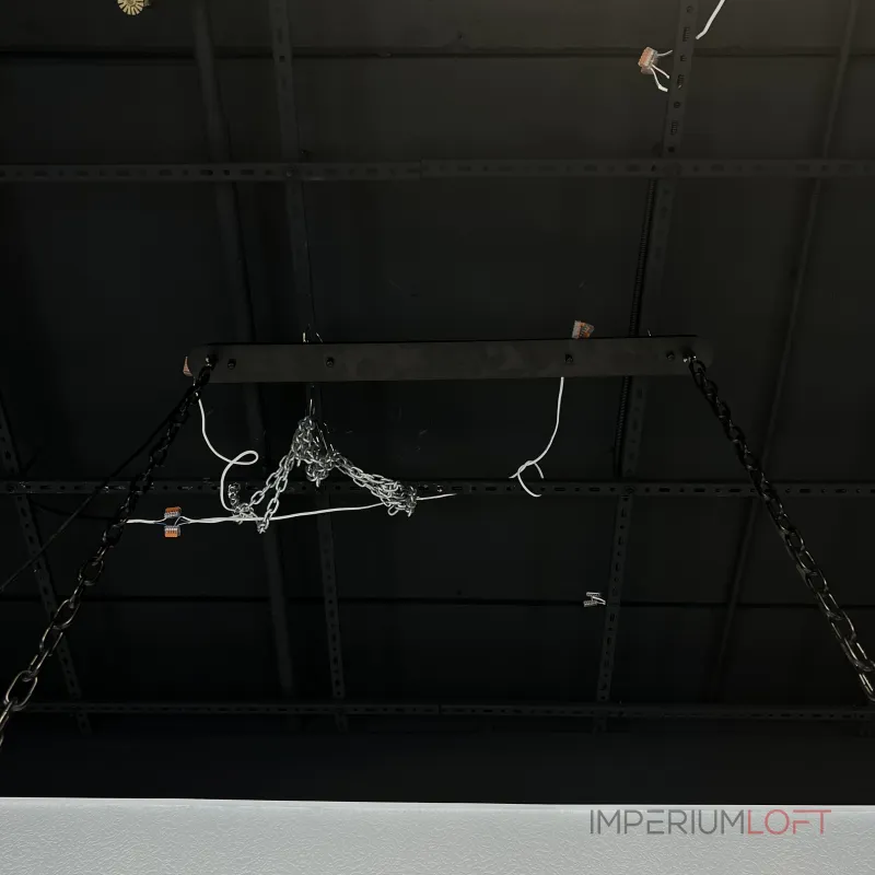 Подвесная люстра RH 1920s Odeon Clear Glass Black 180 Подвесная люстра RH 1920s Odeon Clear Glass Black 180