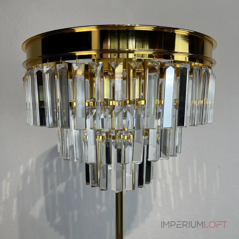 Торшер RH 1920S Odeon Clear Glass Floor Lamp GOLD от ImperiumLoft