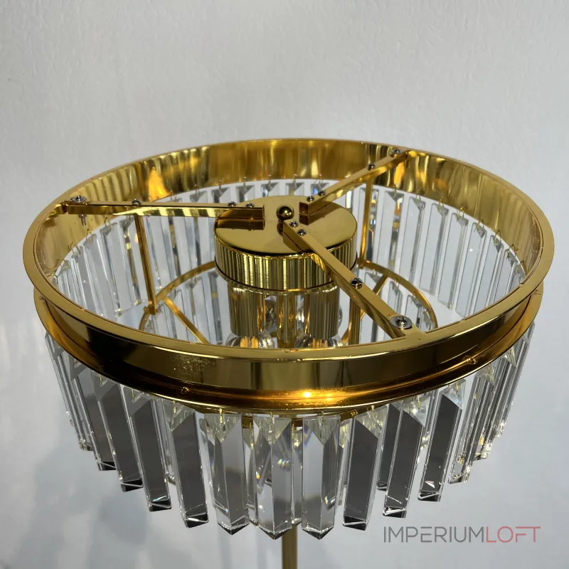 Торшер RH 1920S Odeon Clear Glass Floor Lamp GOLD от ImperiumLoft